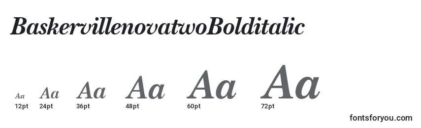 BaskervillenovatwoBolditalic Font Sizes