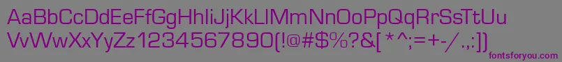 Шрифт MicrosquareRegular – фиолетовые шрифты на сером фоне