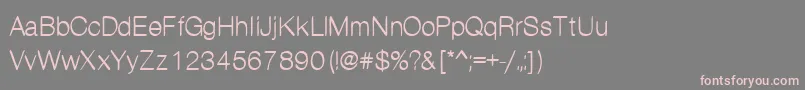 Kanon Font – Pink Fonts on Gray Background