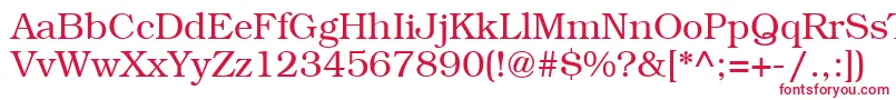 ItcBookmanLight Font – Red Fonts