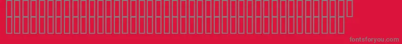 Dream666 Font – Gray Fonts on Red Background