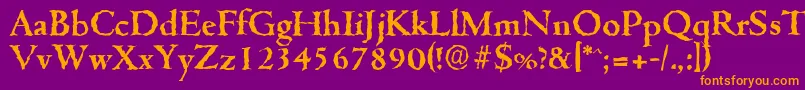 More about CambridgerandomBold Font CambridgerandomBold Font – Orange Fonts on Purple Background