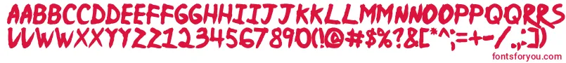 NinjaNaruto Font – Red Fonts