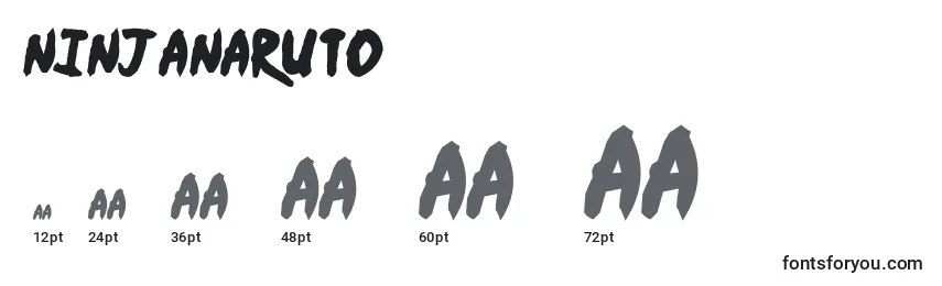NinjaNaruto Font Sizes