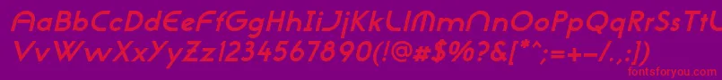 En savoir plus sur la police NeogothisadfstdBoldoblique Police NeogothisadfstdBoldoblique – polices rouges sur fond violet