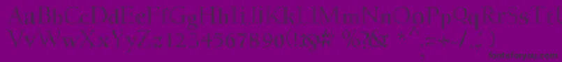 MyfontcodeRegular Font – Black Fonts on Purple Background