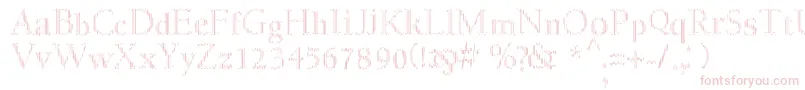 MyfontcodeRegular Font – Pink Fonts on White Background