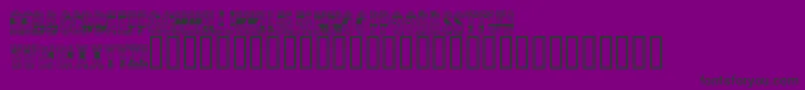 BrinetextPattern Font – Black Fonts on Purple Background