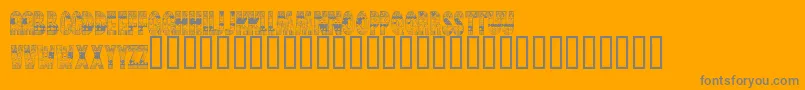 En savoir plus sur la police BrinetextPattern Police BrinetextPattern – polices grises sur fond orange