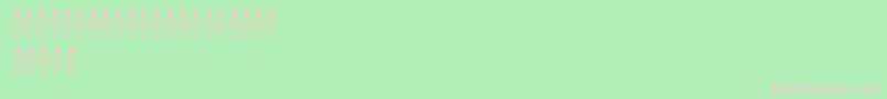 フォントLmsToySoldier – 緑の背景にピンクのフォント