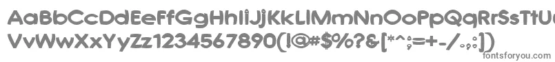 フォントJoshf – 白い背景に灰色の文字