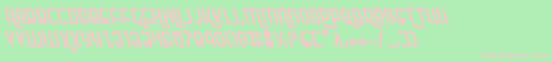 Rokikierl Font – Pink Fonts on Green Background