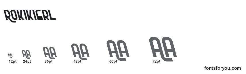 Rokikierl Font Sizes