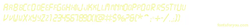 VcrscapssskItalic Font – Yellow Fonts