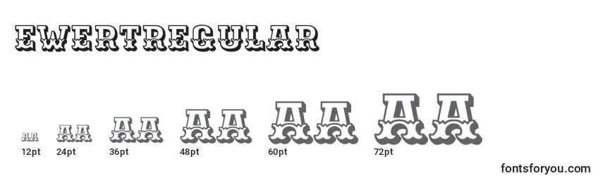 EwertRegular Font Sizes