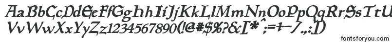 PlanewalkerBoldItalic-fontti – Televisioon tarkoitetut fontit