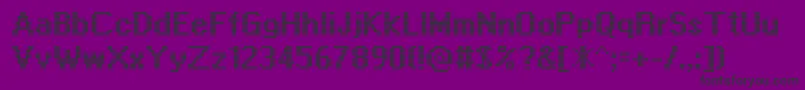 Displayotf Font – Black Fonts on Purple Background