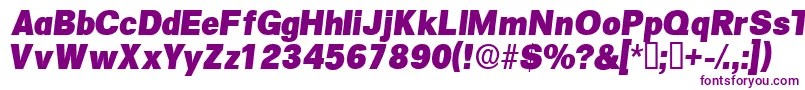 SalinadisplaysskItalic Font – Purple Fonts on White Background