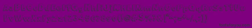 CrazyKrabsShadow Font – Black Fonts on Purple Background