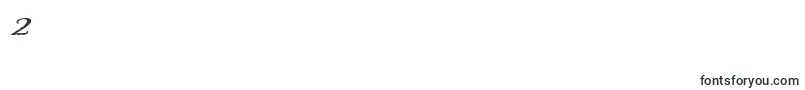 BooterOneOne-Schriftart – Schriften für die Ziffer 2