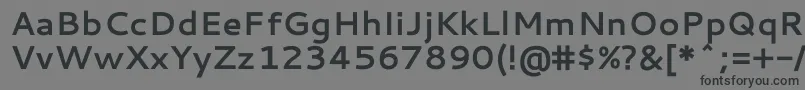 CantarellBold Font – Black Fonts on Gray Background