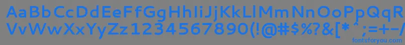 CantarellBold Font – Blue Fonts on Gray Background