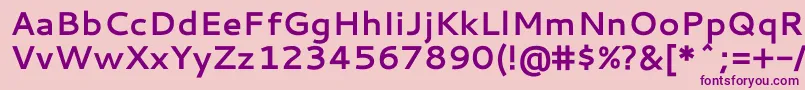 CantarellBold Font – Purple Fonts on Pink Background