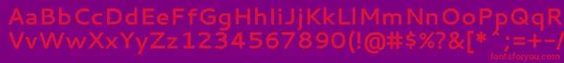 CantarellBold Font – Red Fonts on Purple Background