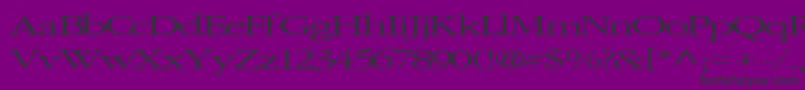 ElvisRegularTtnorm Font – Black Fonts on Purple Background