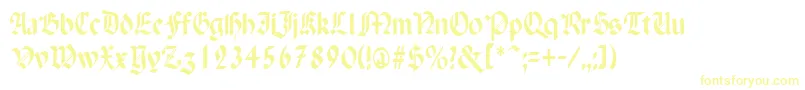 PaganiniLight Font – Yellow Fonts