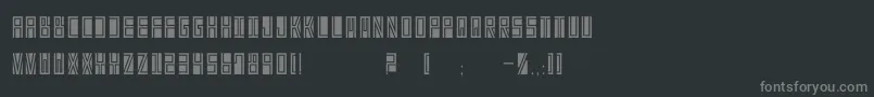 More about BetaBlock Font BetaBlock Font – Gray Fonts on Black Background