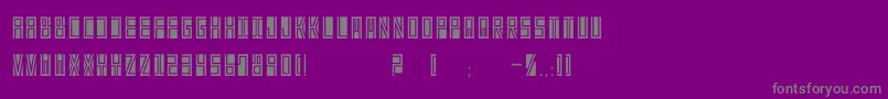 BetaBlock-Schriftart – Graue Schriften auf violettem Hintergrund