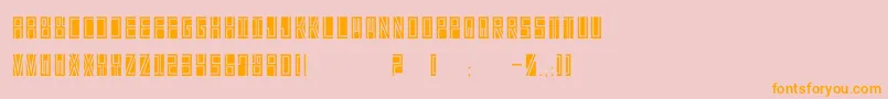 More about BetaBlock Font BetaBlock Font – Orange Fonts on Pink Background
