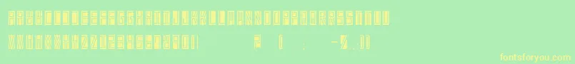 More about BetaBlock Font BetaBlock Font – Yellow Fonts on Green Background