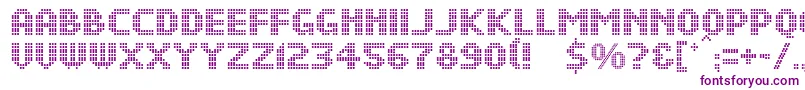 DsDotsMedium Font – Purple Fonts
