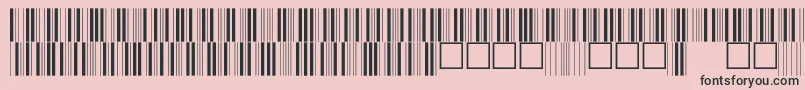 フォントV100004 – ピンクの背景に黒い文字