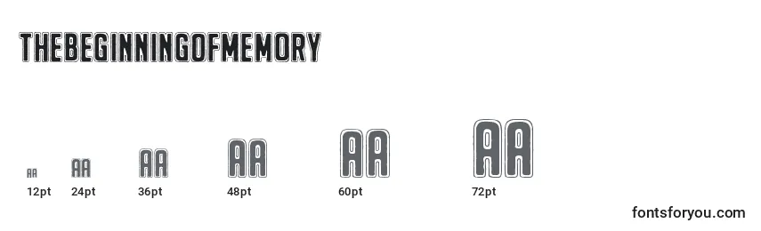 TheBeginningOfMemory Font Sizes