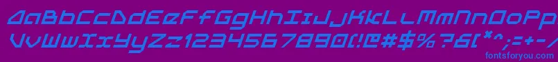 5thagenti-fontti – siniset fontit violetilla taustalla