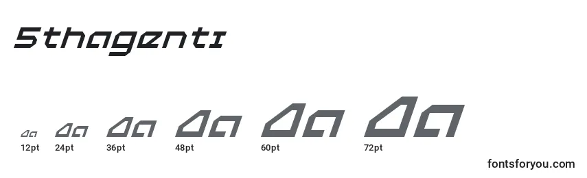 5thagenti Font Sizes