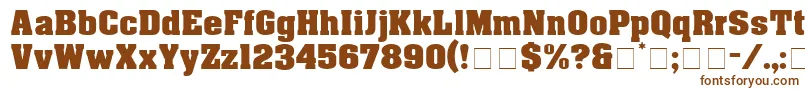 EuphemiaDisplaySsi Font – Brown Fonts on White Background