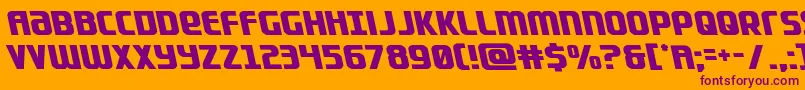 More about Lightsiderleft Font Lightsiderleft Font – Purple Fonts on Orange Background
