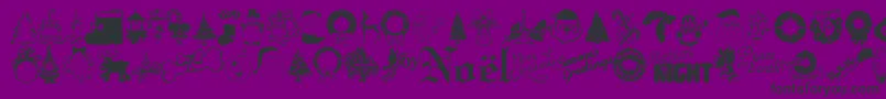 Más sobre la fuente Xmastyme fuente Xmastyme – Fuentes Negras Sobre Fondo Morado