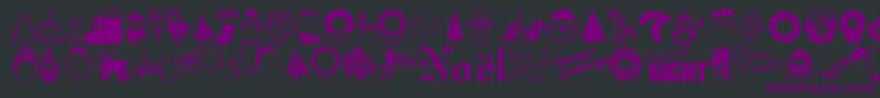 More about Xmastyme Font Xmastyme Font – Purple Fonts on Black Background