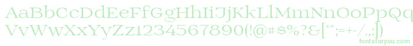 Prida01 Font – Green Fonts on White Background