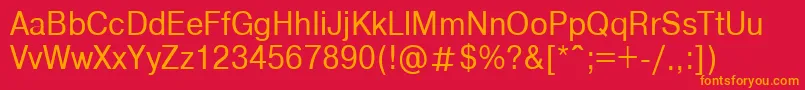 NtharmonicaNormal90n Font – Orange Fonts on Red Background
