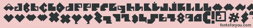 EPececitoFont Font – Black Fonts on Pink Background