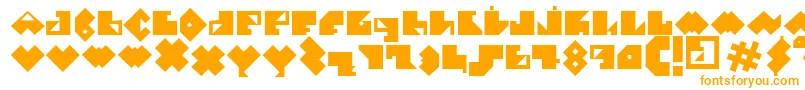EPececitoFont-Schriftart – Orangefarbene Schriften