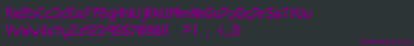 fuente SwishRegular – Fuentes Moradas Sobre Fondo Negro