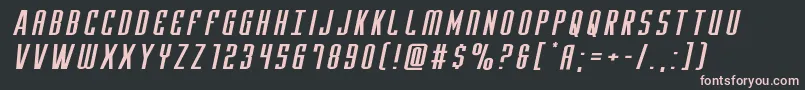 Yfilesxtraexpandital Font – Pink Fonts on Black Background