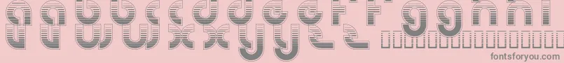 RetroGamer Font – Gray Fonts on Pink Background